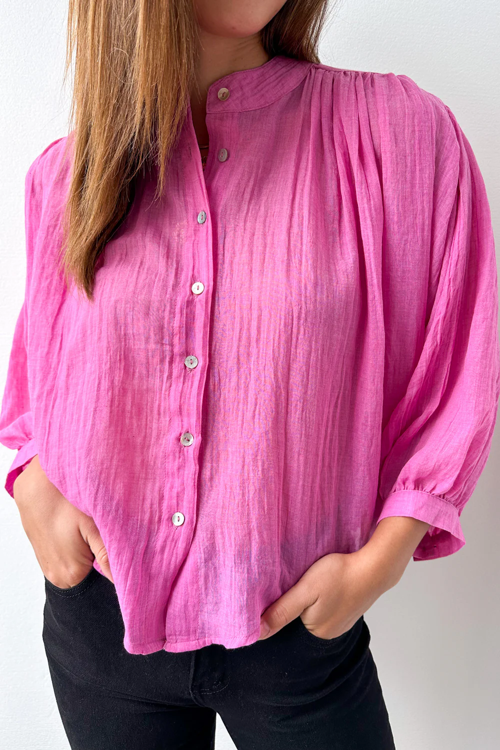 Camryn Shirt - Rose Pink - Image 3