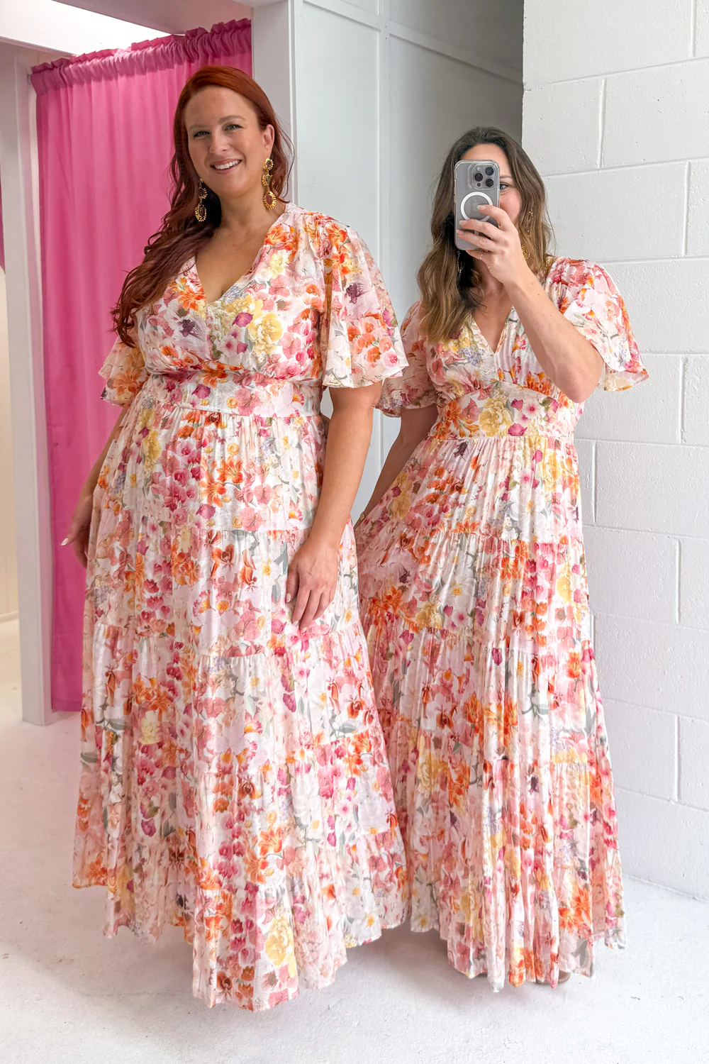 Carys Dress - Blush Multi Floral - Image 14
