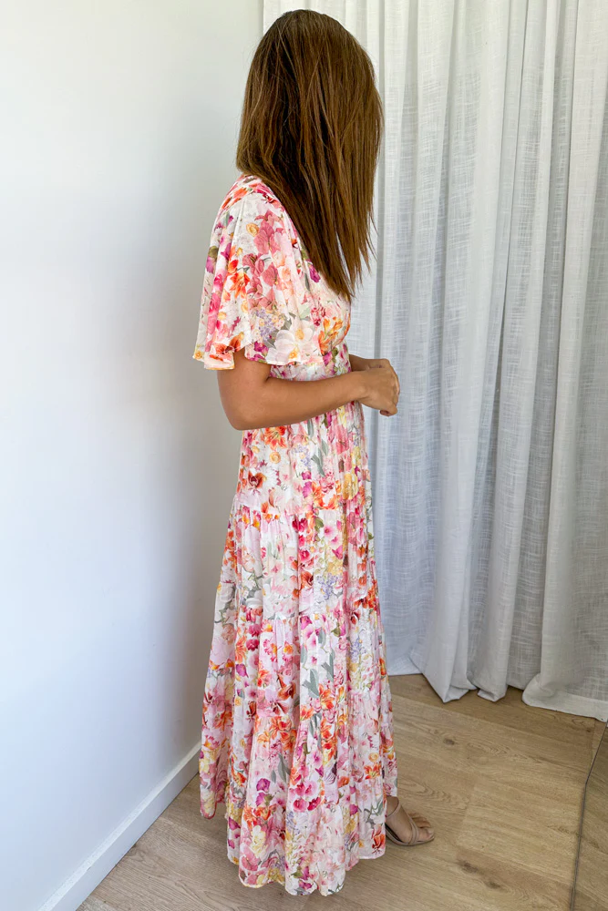 Carys Dress - Blush Multi Floral - Image 3