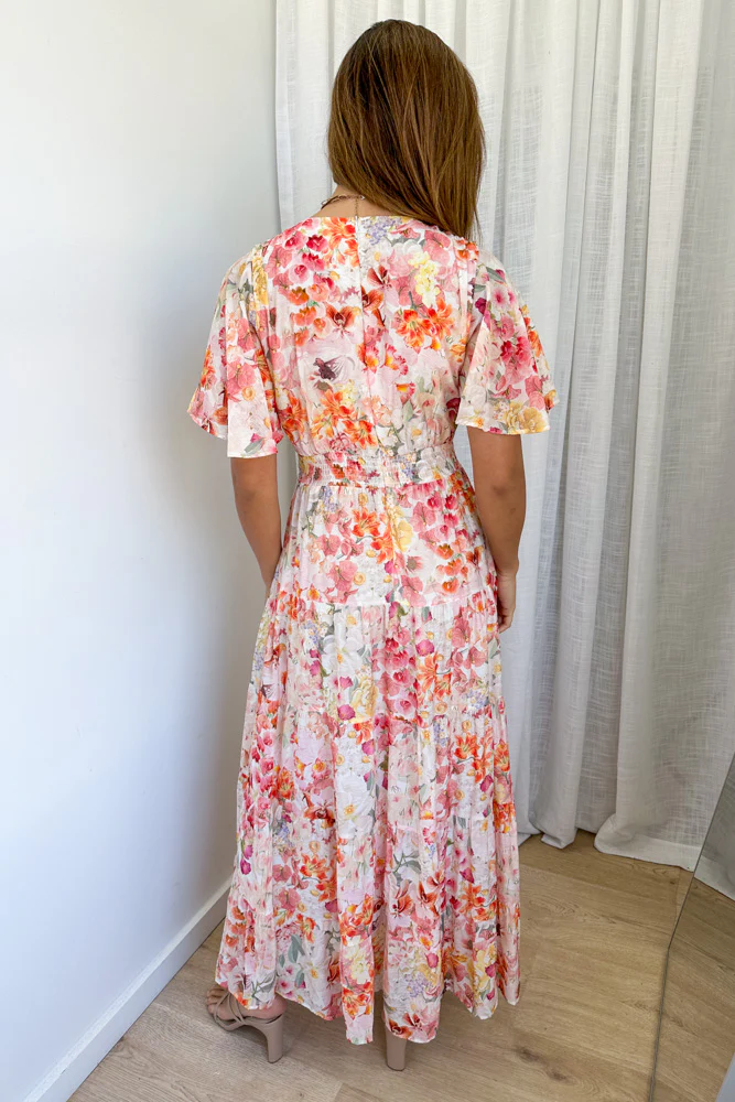 Carys Dress - Blush Multi Floral - Image 4