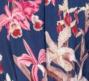 Carys Dress - Navy Chocolate Leaf - Image 9