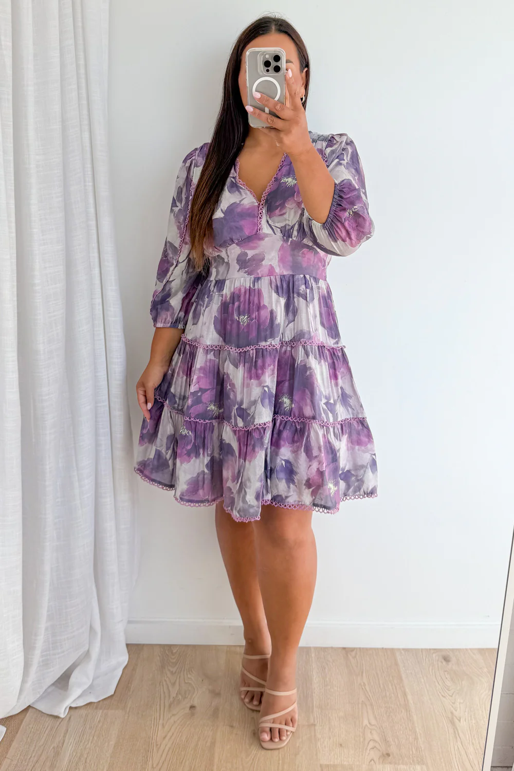 Catherine Dress - Plum Bloom - Image 10