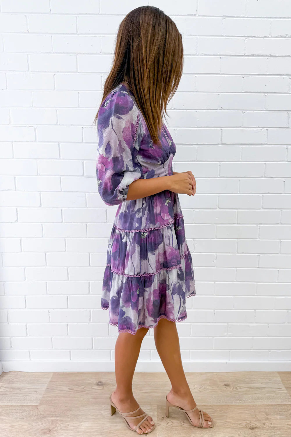 Catherine Dress - Plum Bloom - Image 4