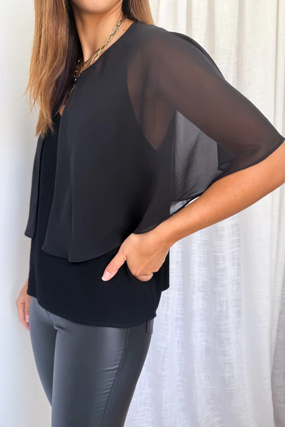 Cecilia Bolero - Black - Image 3
