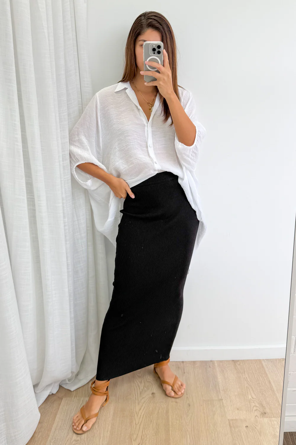 Celine Skirt - Black - Image 6