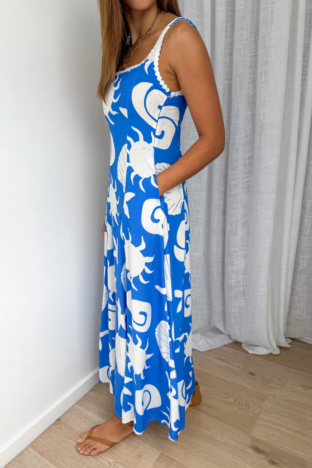 Chameli Dress - Amalfi Blue - Image 2