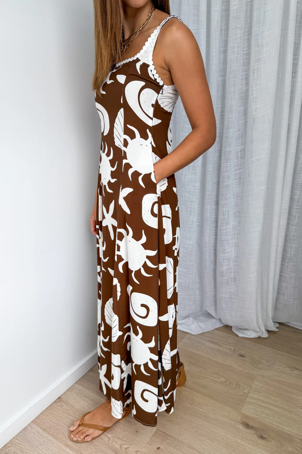 Chameli Dress - Amalfi Chocolate - Image 2