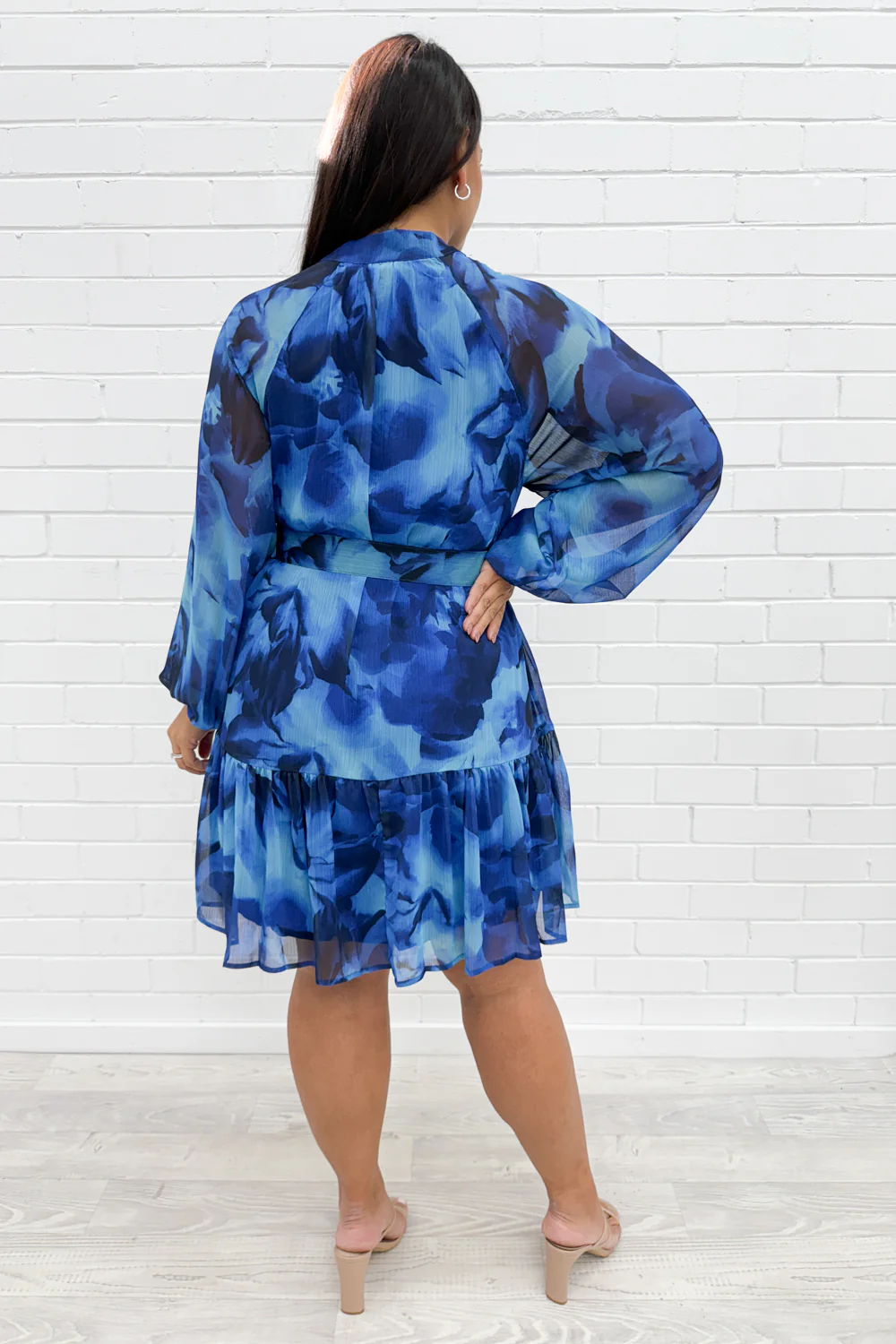 Chantal Dress - Blue - Image 10