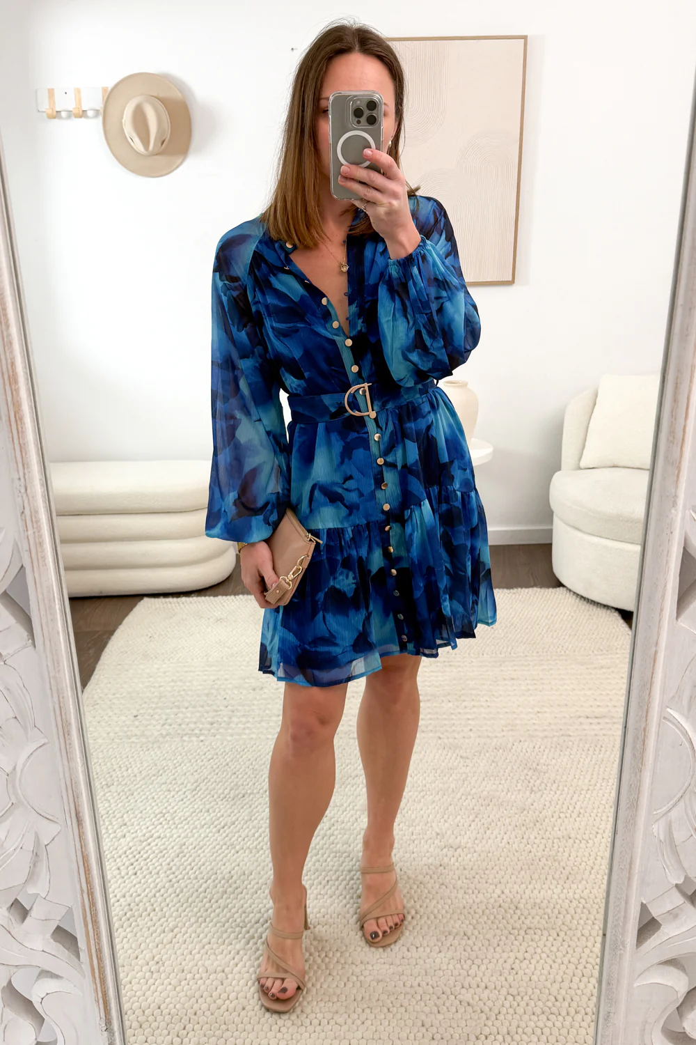 Chantal Dress - Blue - Image 2