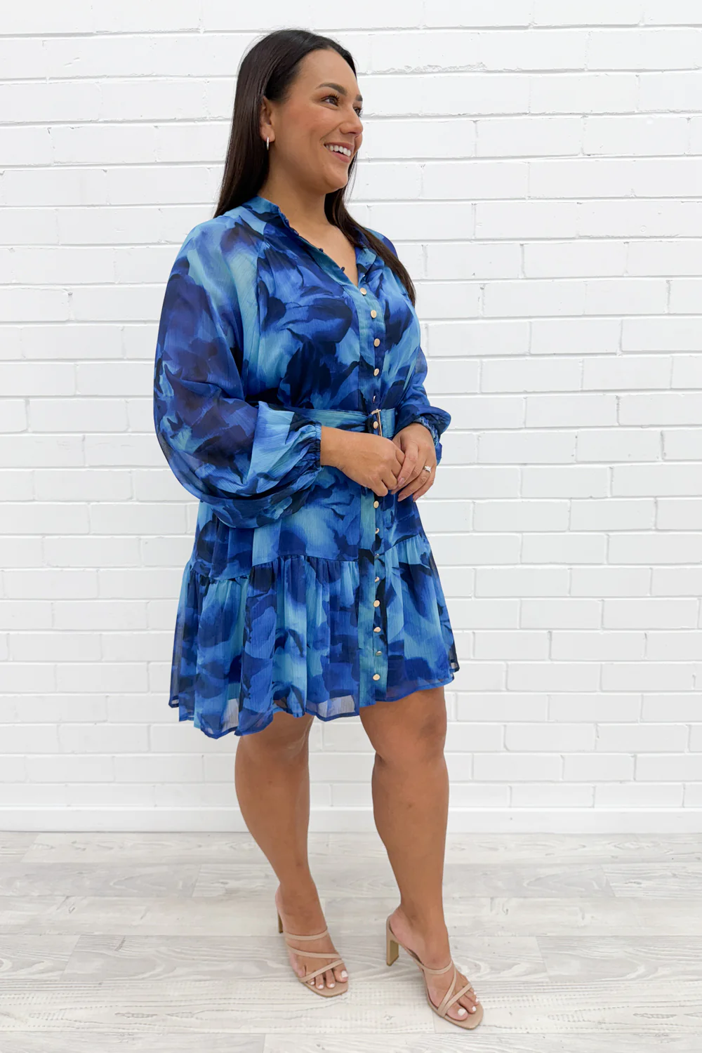 Chantal Dress - Blue - Image 9