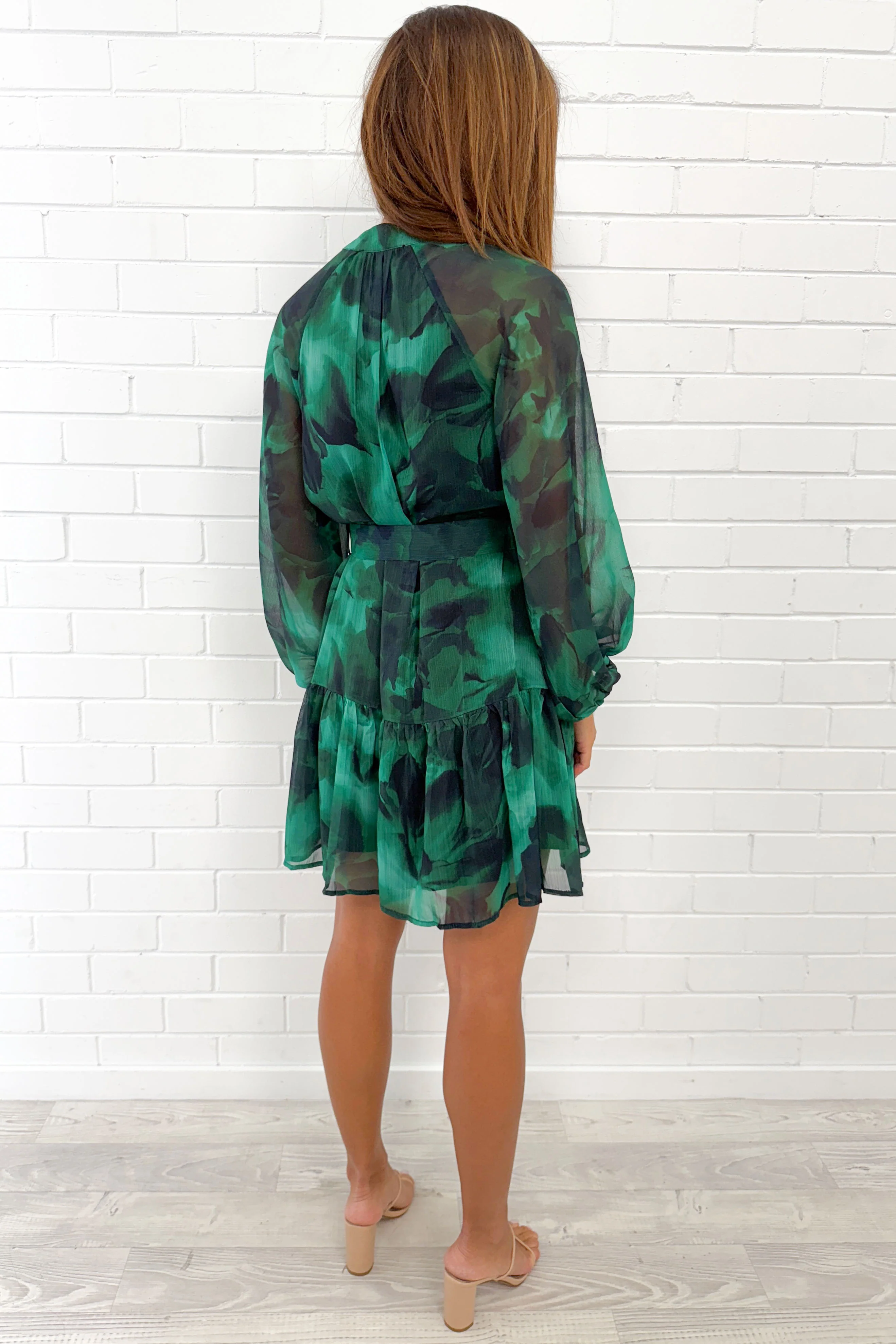 Chantal Dress - Forest Green - Image 5