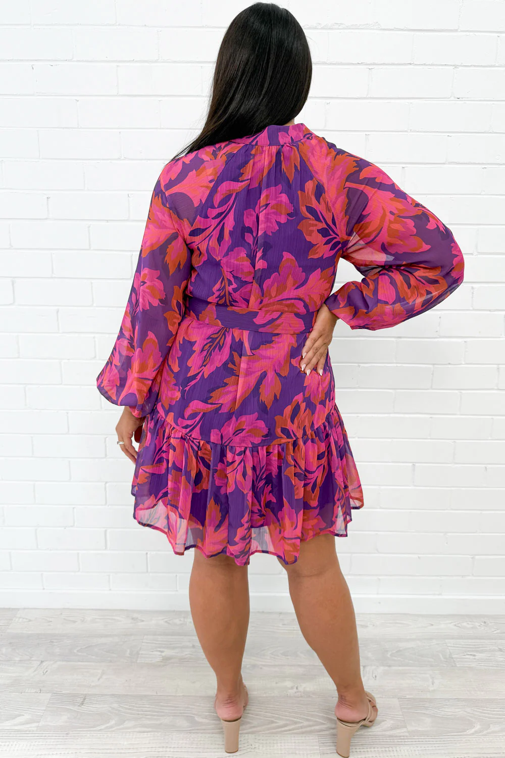 Chantal Dress - Purple Pink - Image 12