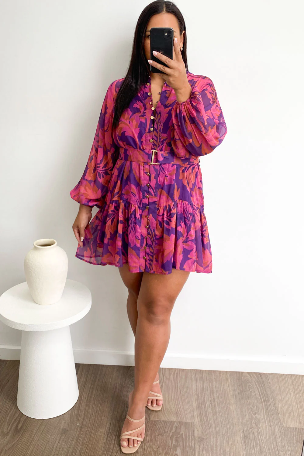 Chantal Dress - Purple Pink - Image 13