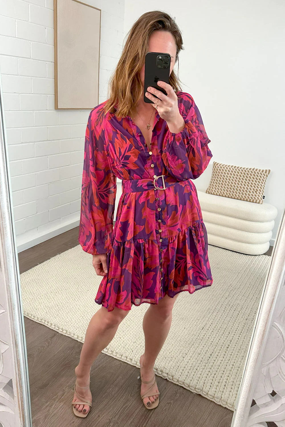 Chantal Dress - Purple Pink - Image 4