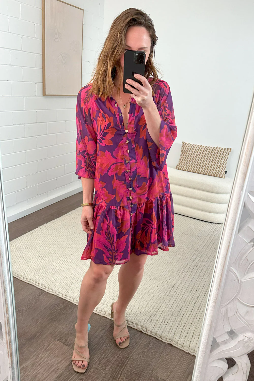 Chantal Dress - Purple Pink - Image 8