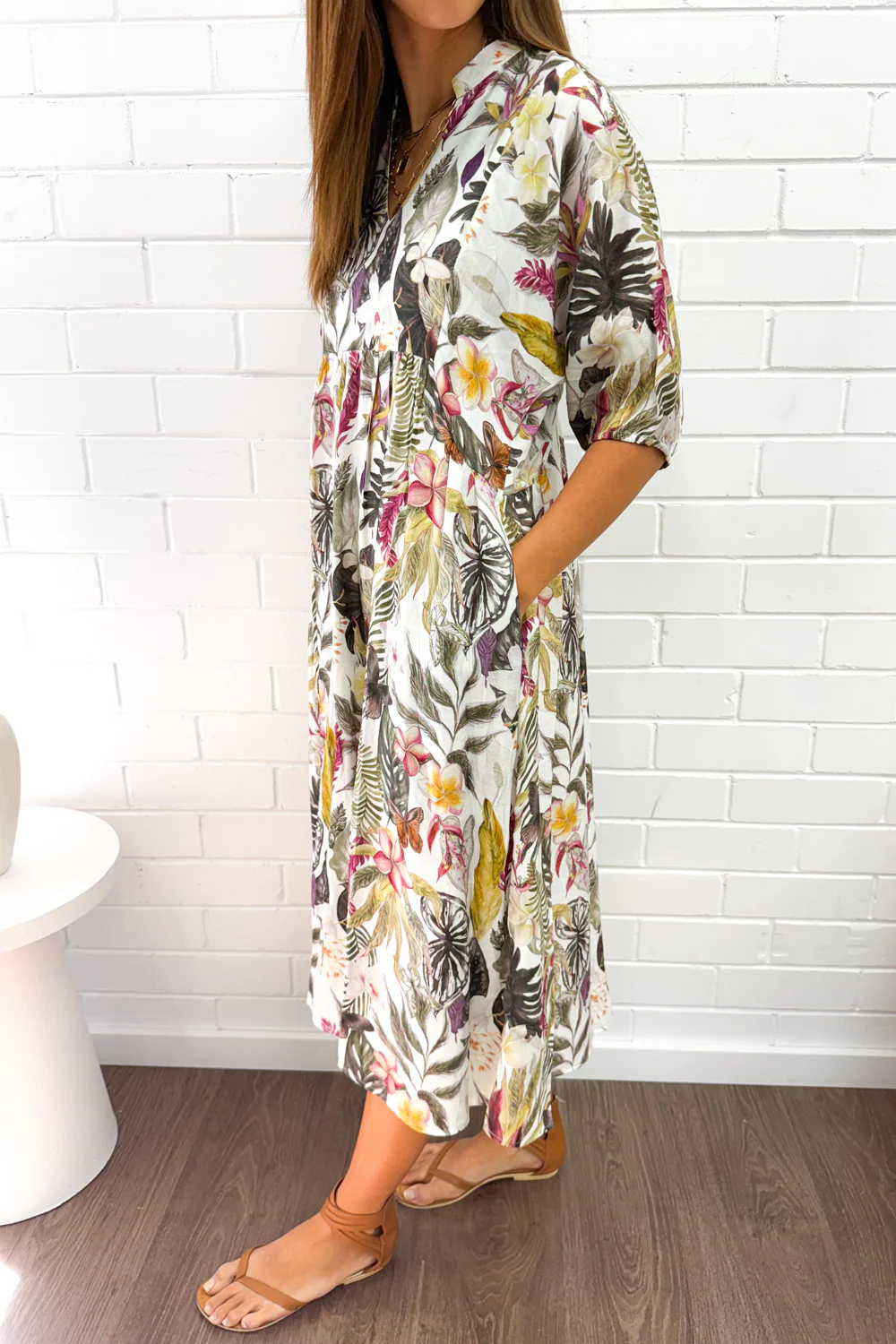 Charley Dress - Tropical Floral - Image 2