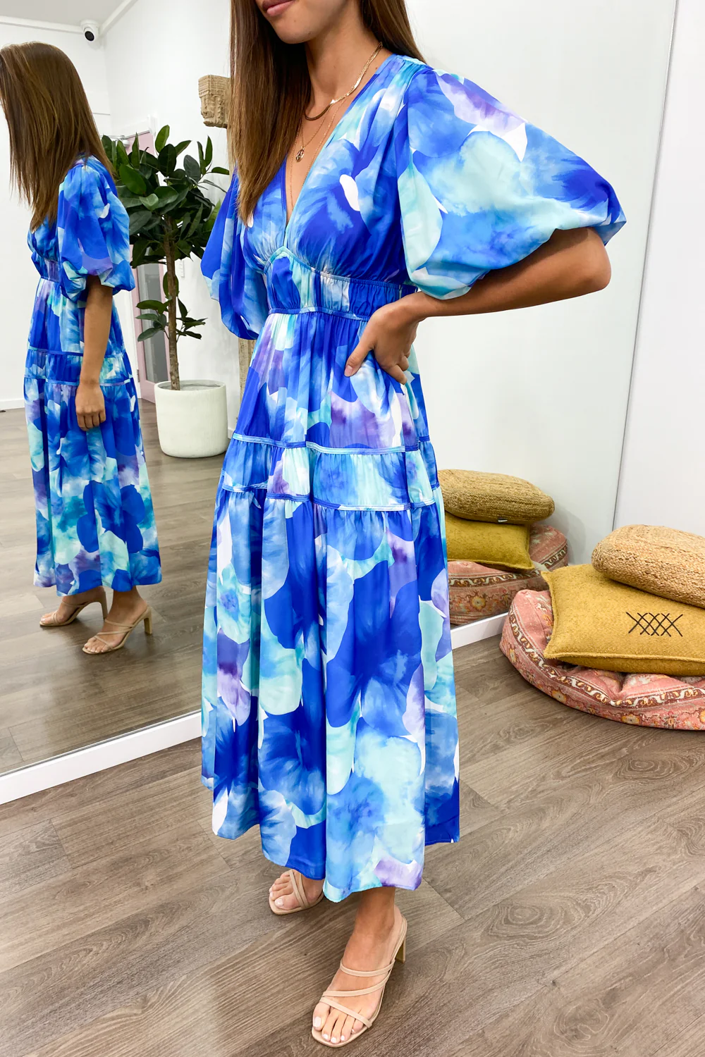 Clairemont Dress - Blue - Image 5