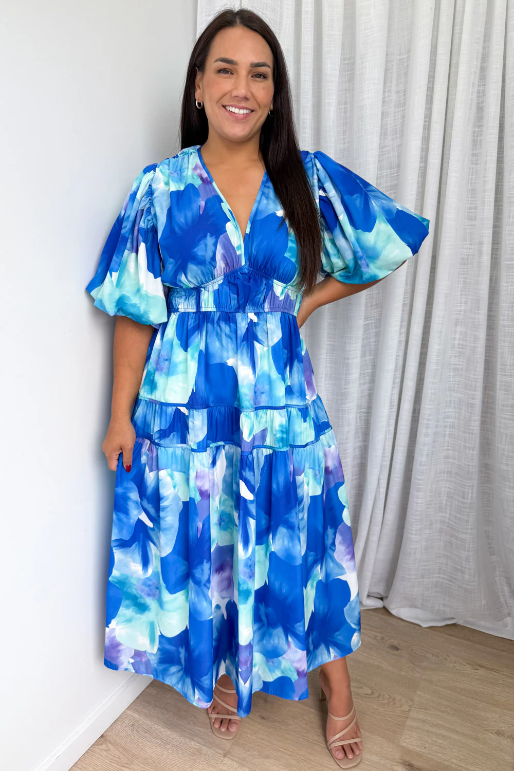 Clairemont Dress - Blue - Image 7