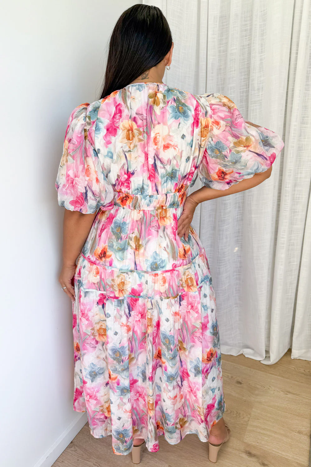 Clairemont Dress - Watercolour Floral - Image 10