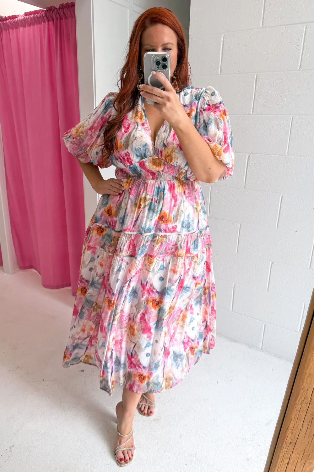 Clairemont Dress - Watercolour Floral - Image 11