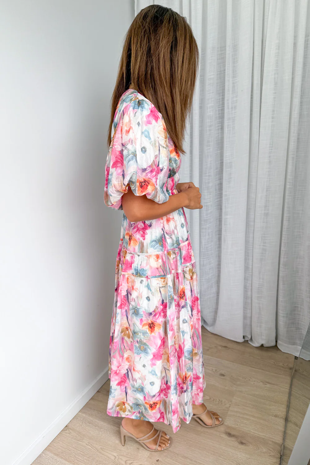 Clairemont Dress - Watercolour Floral - Image 4