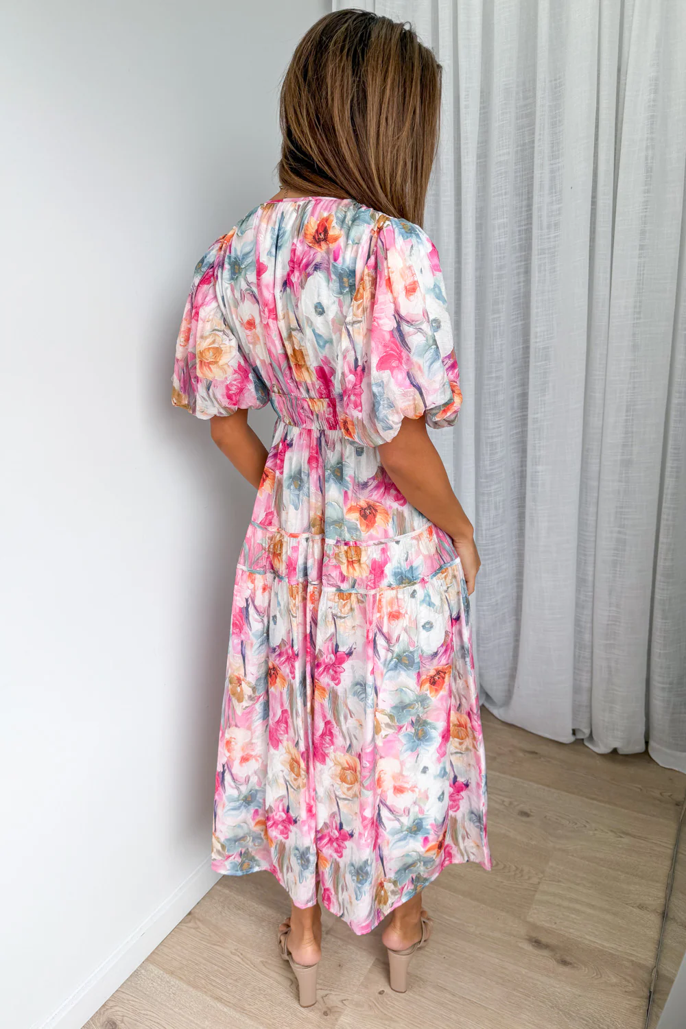Clairemont Dress - Watercolour Floral - Image 5