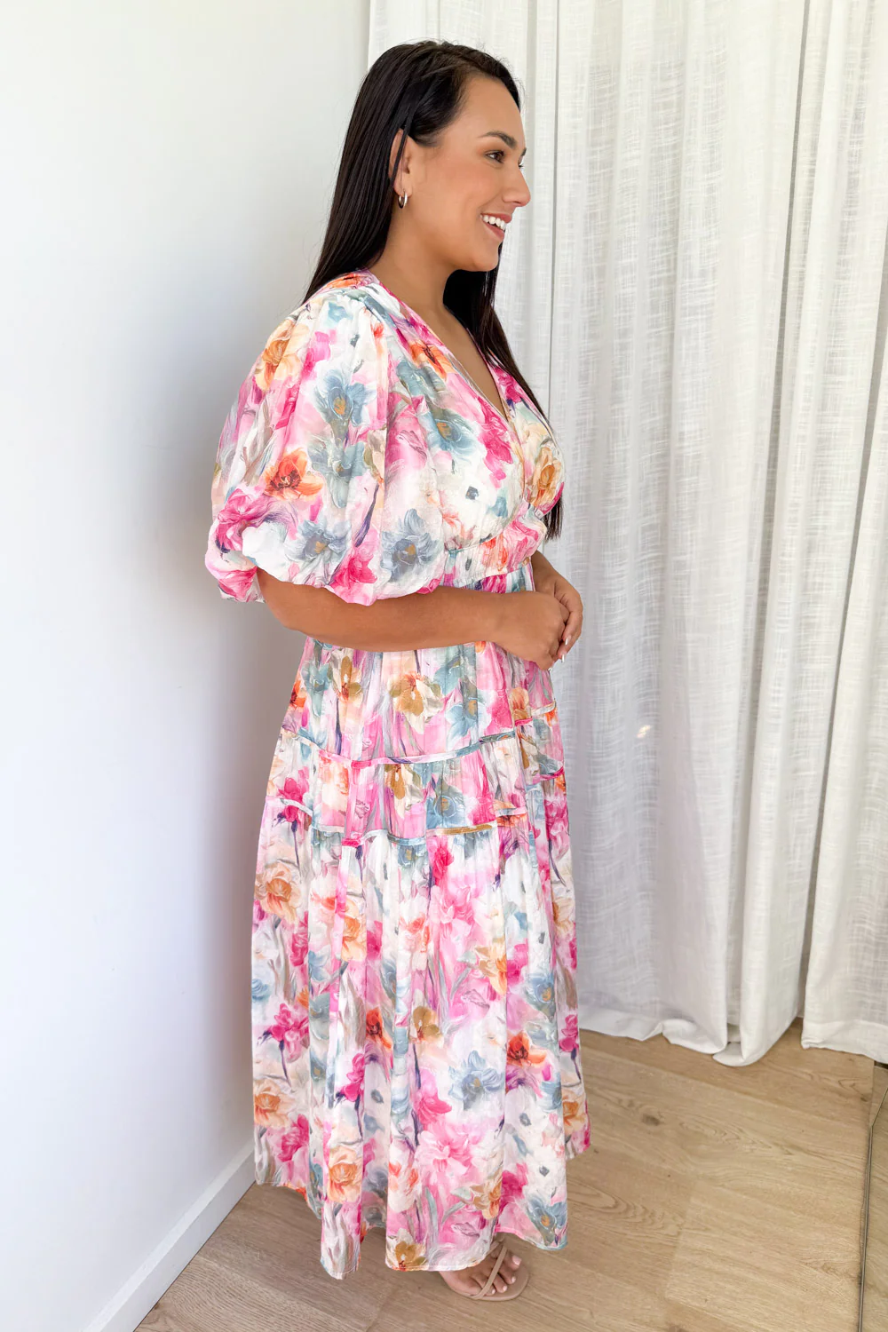 Clairemont Dress - Watercolour Floral - Image 9