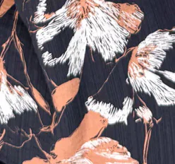 Clarissa Blouse - Black Tan Leaf - Image 11