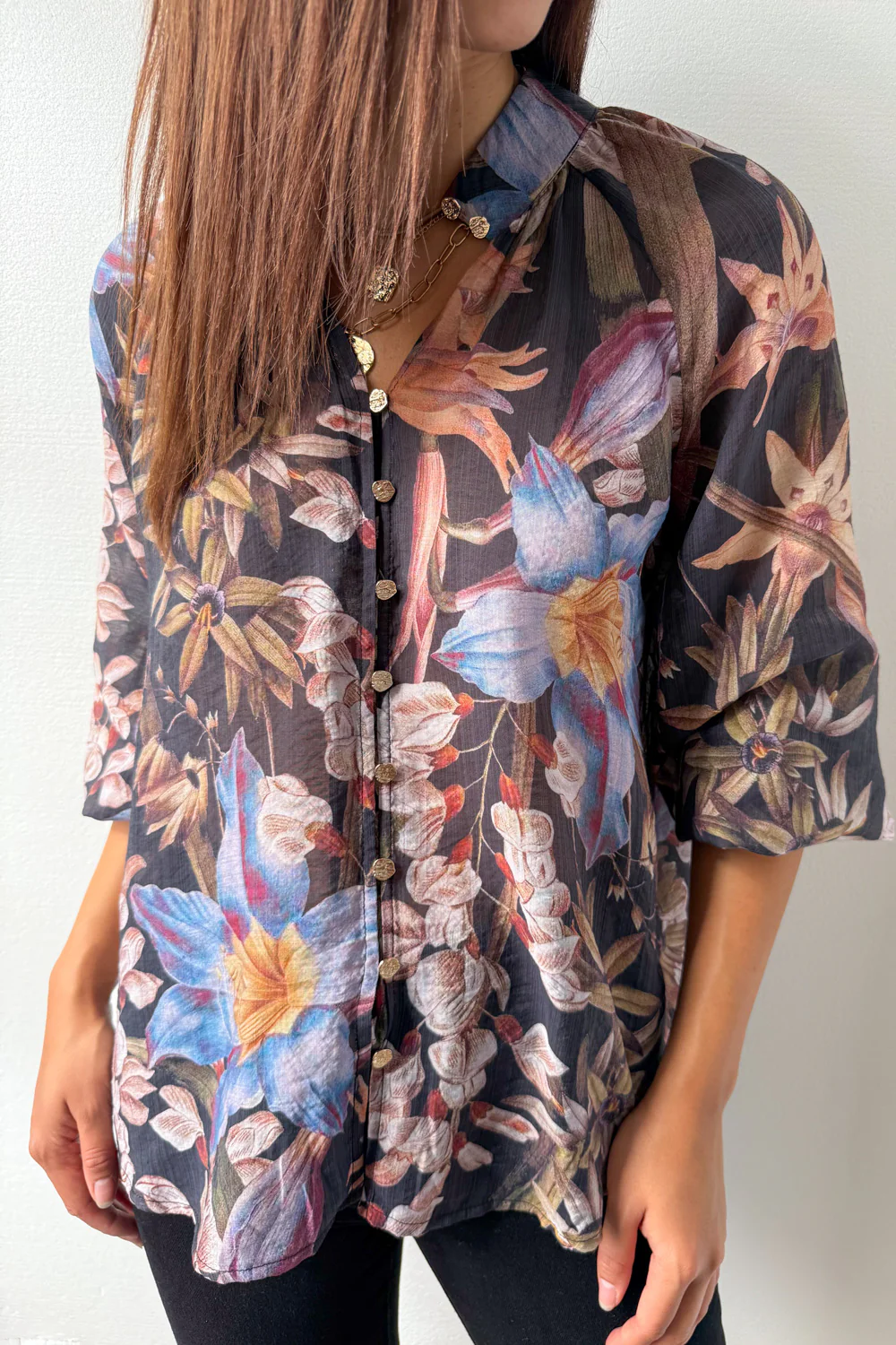 Clarissa Blouse - Midnight Lily - Image 3