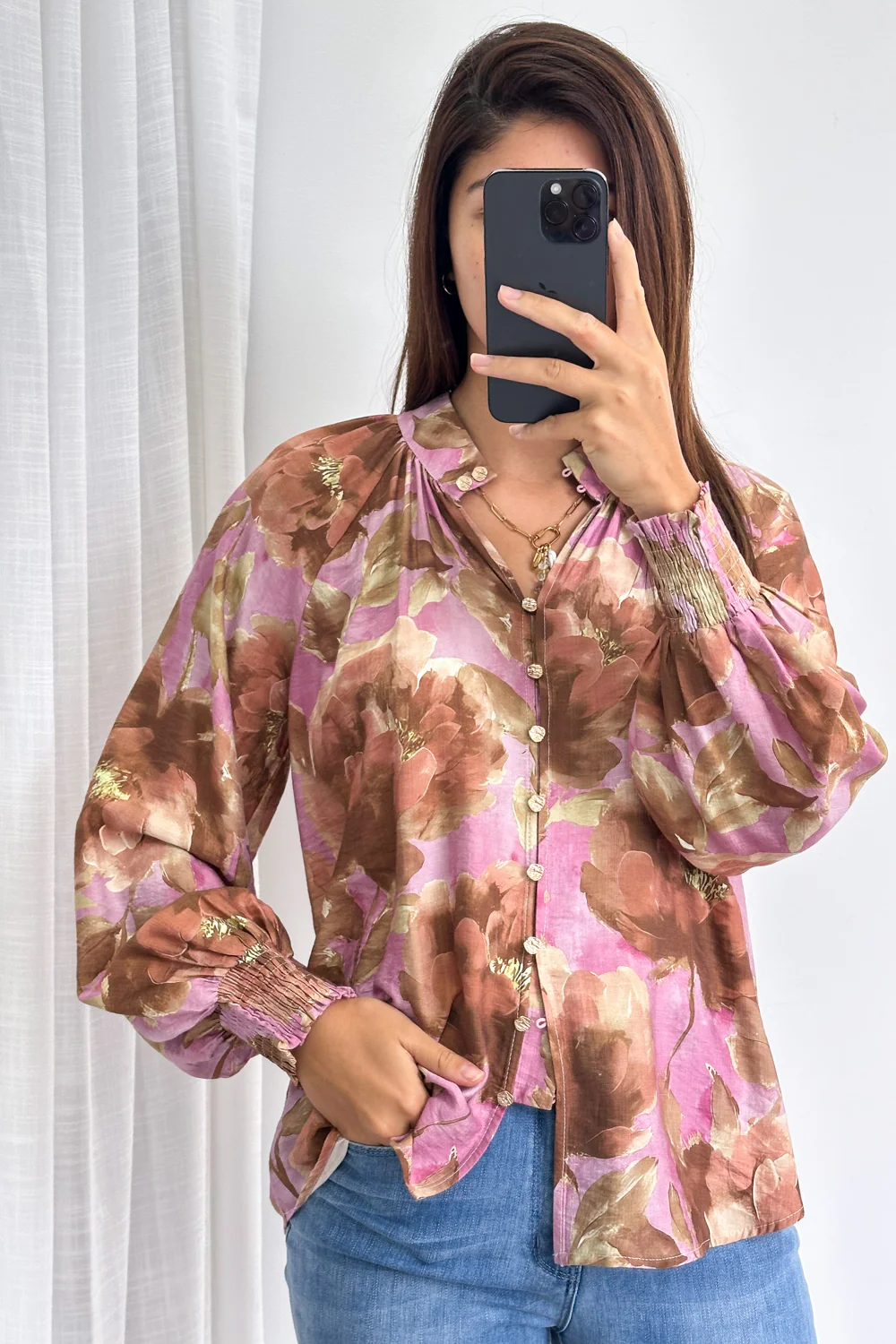 Clarissa Blouse - Musk Bloom - Image 2