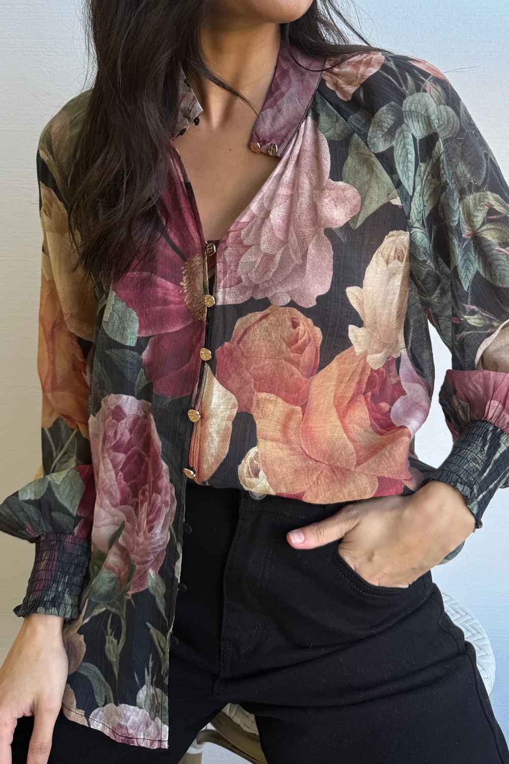 Clarissa Blouse - Vintage Floral - Image 4
