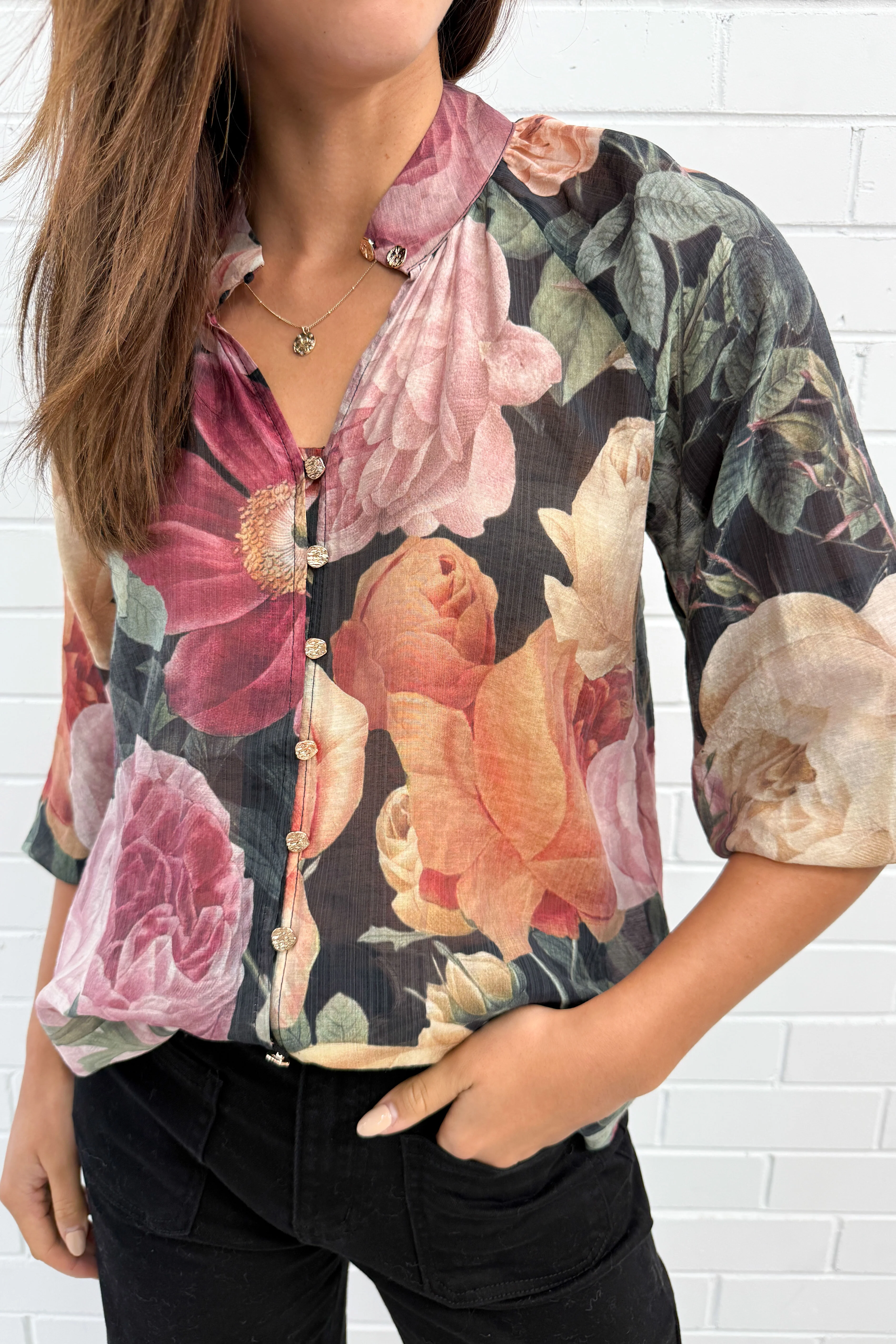 Clarissa Blouse - Vintage Floral - Image 5