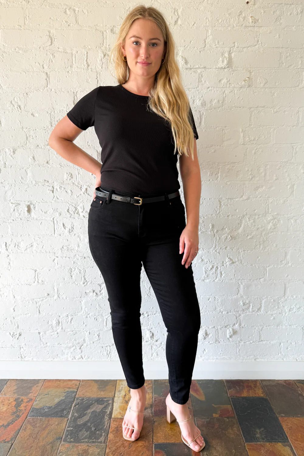 Classic Short Sleeve Rib Tee - Image 12