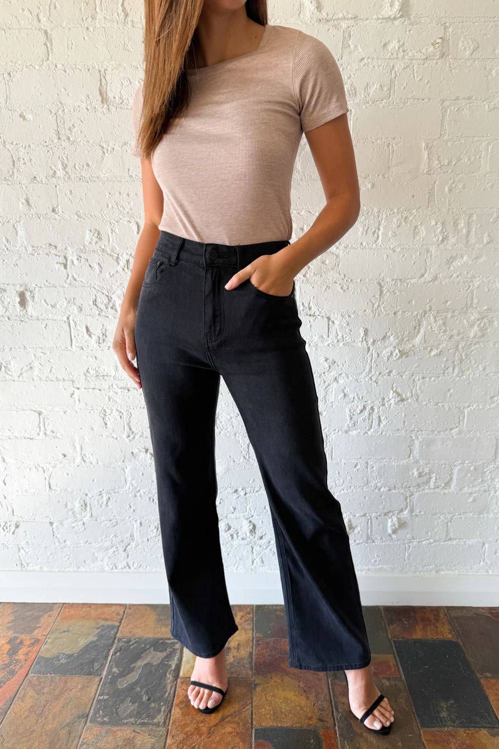 Classic Short Sleeve Rib Tee - Image 18