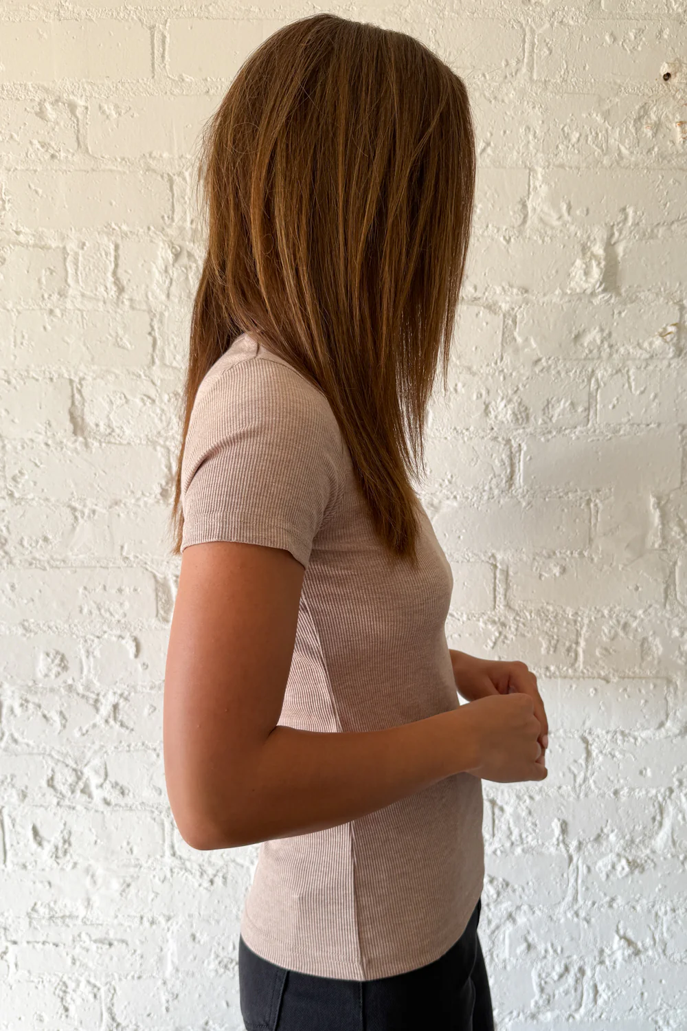 Classic Short Sleeve Rib Tee - Image 21