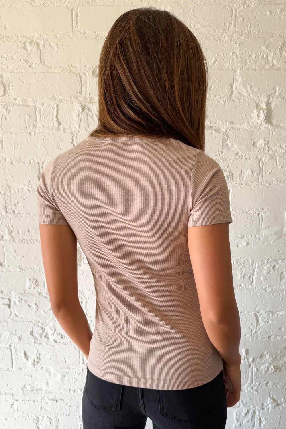 Classic Short Sleeve Rib Tee - Image 22