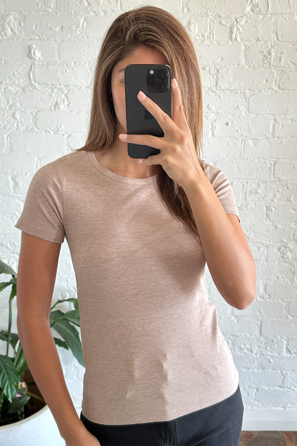 Classic Short Sleeve Rib Tee - Image 23