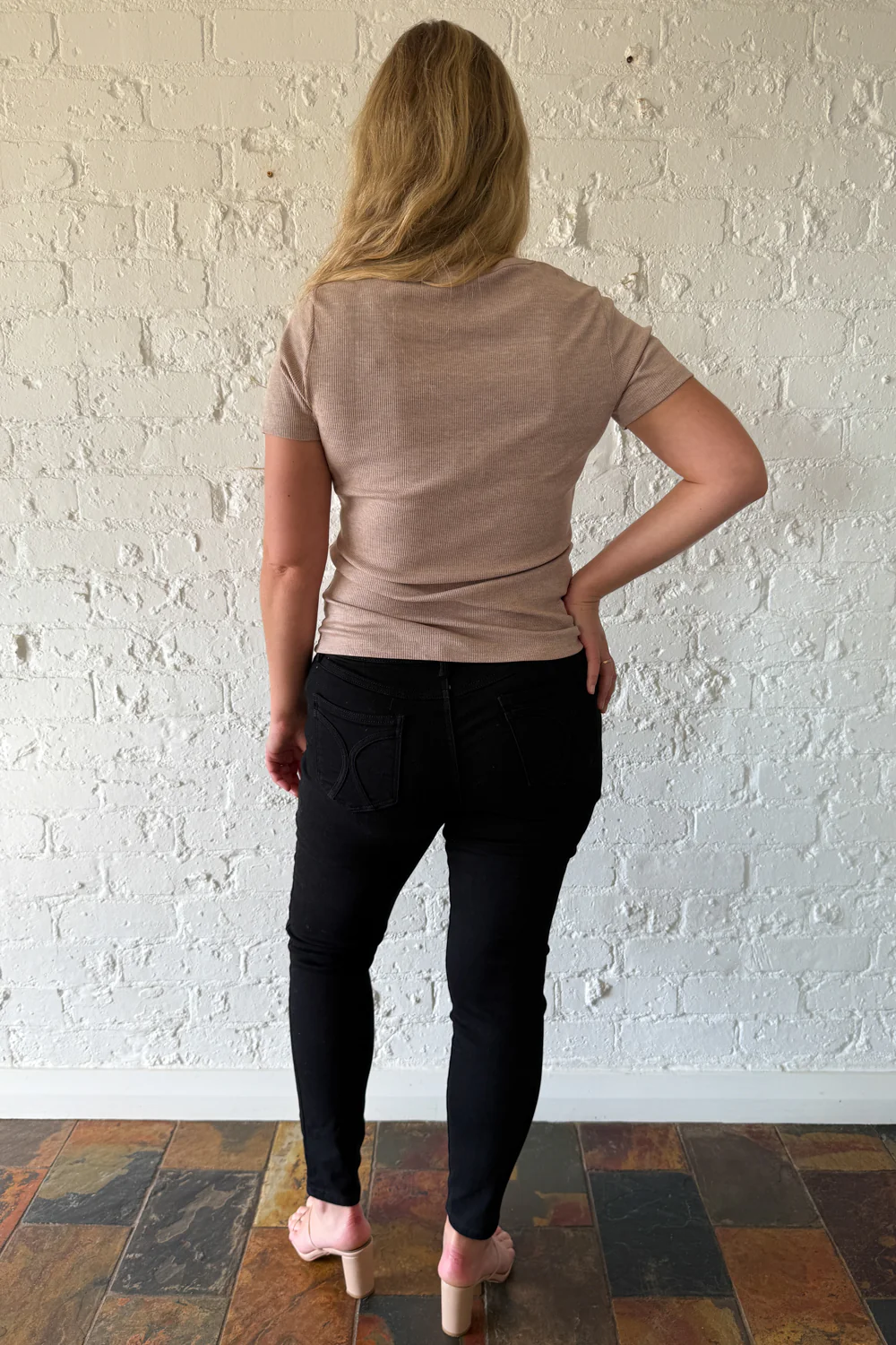 Classic Short Sleeve Rib Tee - Image 27