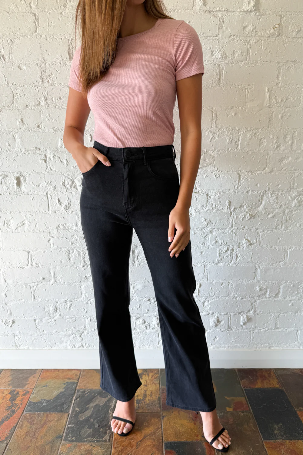 Classic Short Sleeve Rib Tee - Image 29