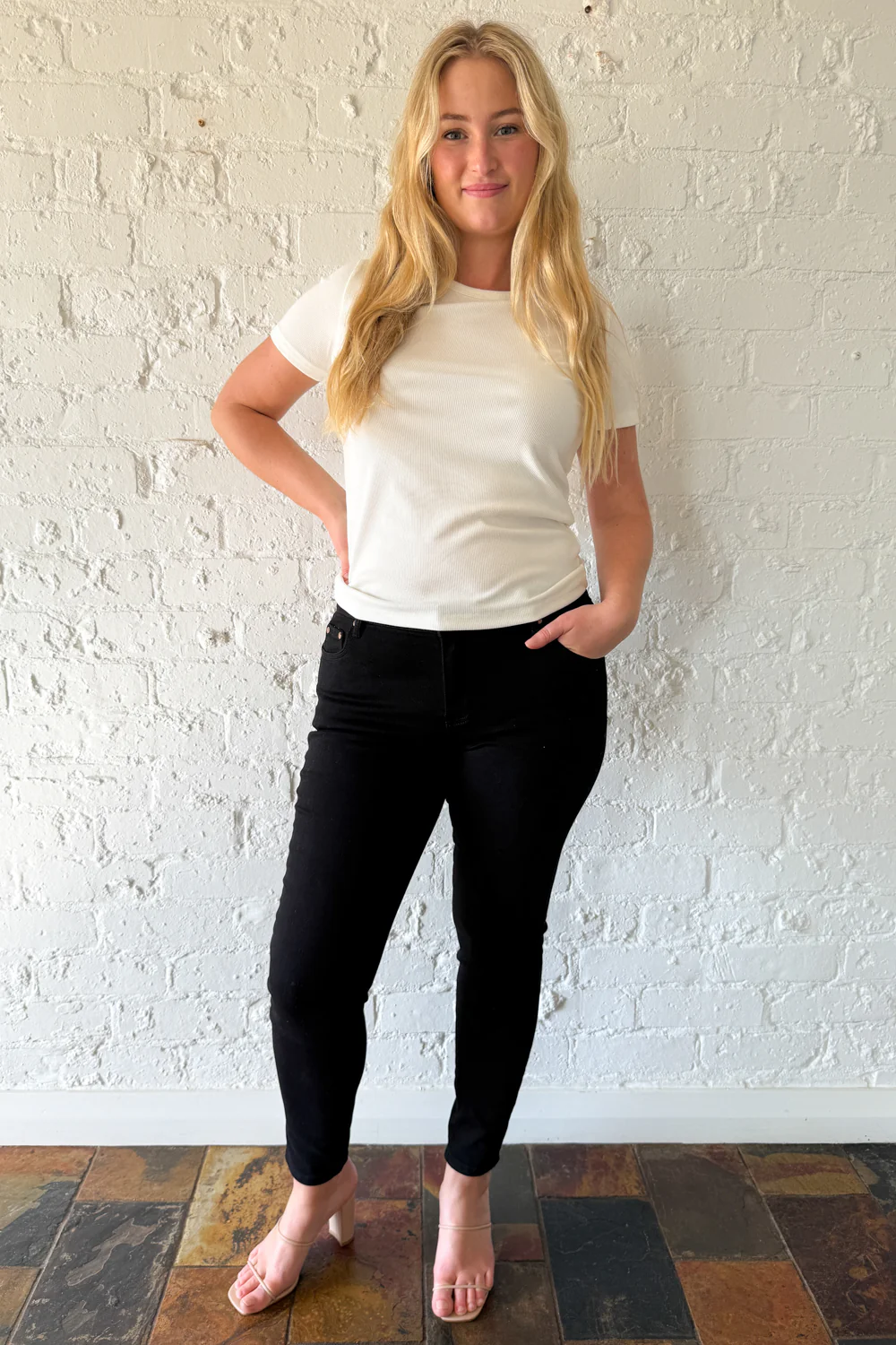 Classic Short Sleeve Rib Tee - Image 51