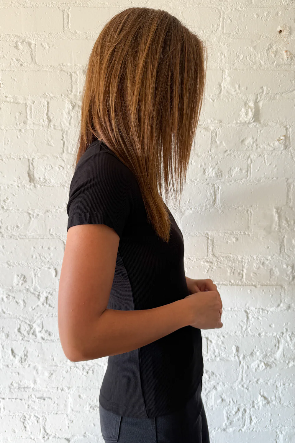 Classic Short Sleeve Rib Tee - Image 9
