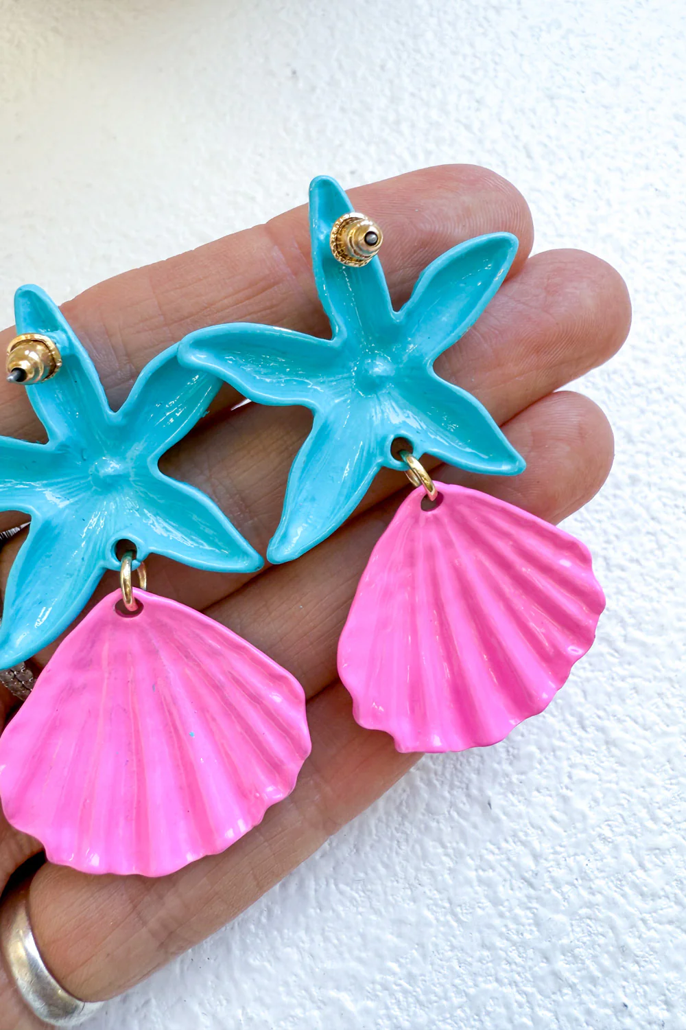 Cleo Earrings - Aqua - Image 4