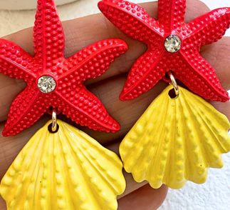 Cleo Earrings - Hot Pink - Image 4