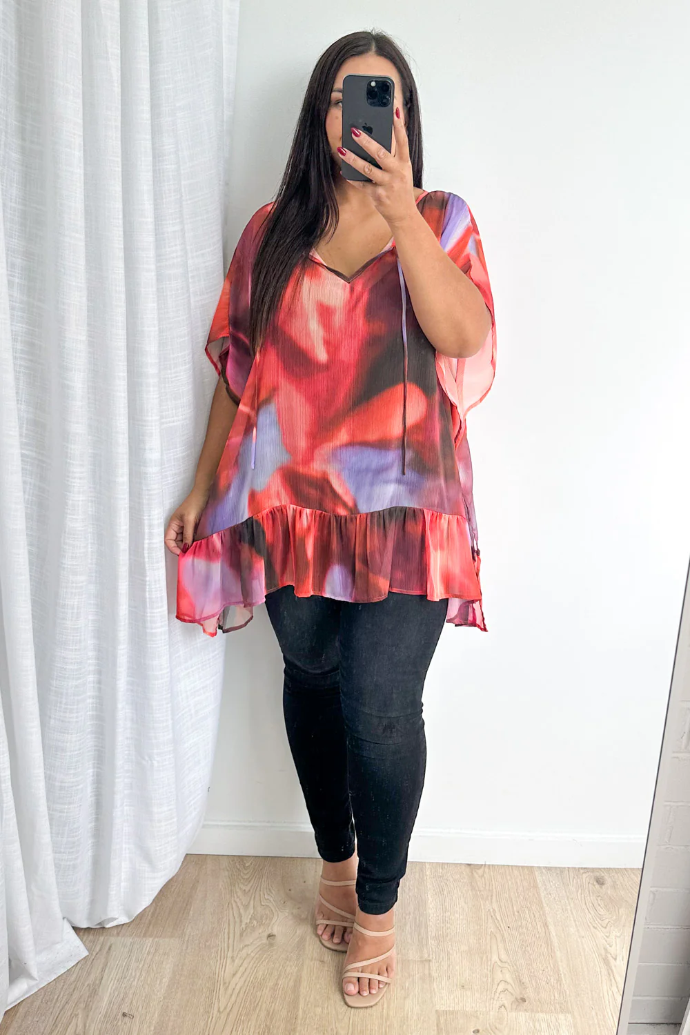 Corinne Kaftan - Burnt Orange Watercolour - Image 10