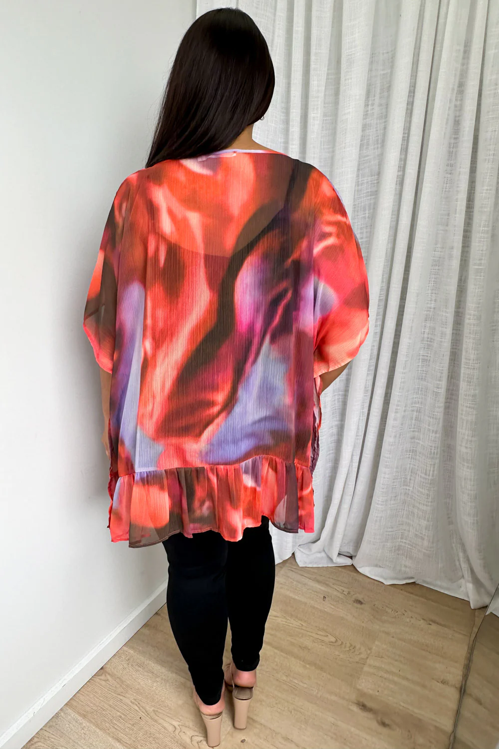 Corinne Kaftan - Burnt Orange Watercolour - Image 12