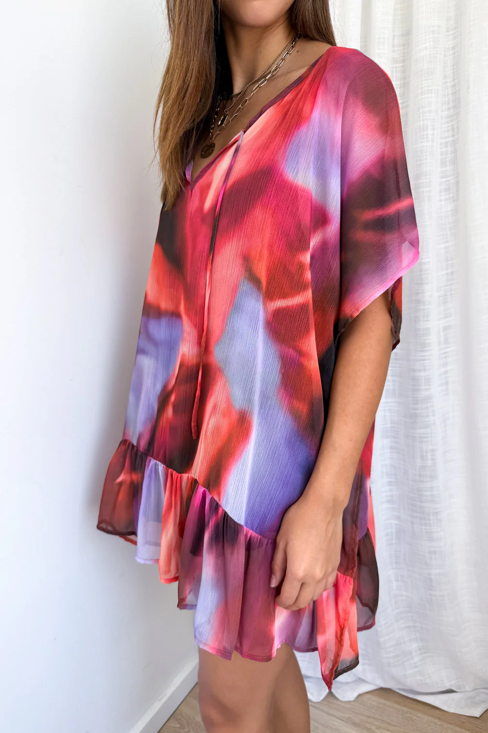 Corinne Kaftan - Burnt Orange Watercolour - Image 5