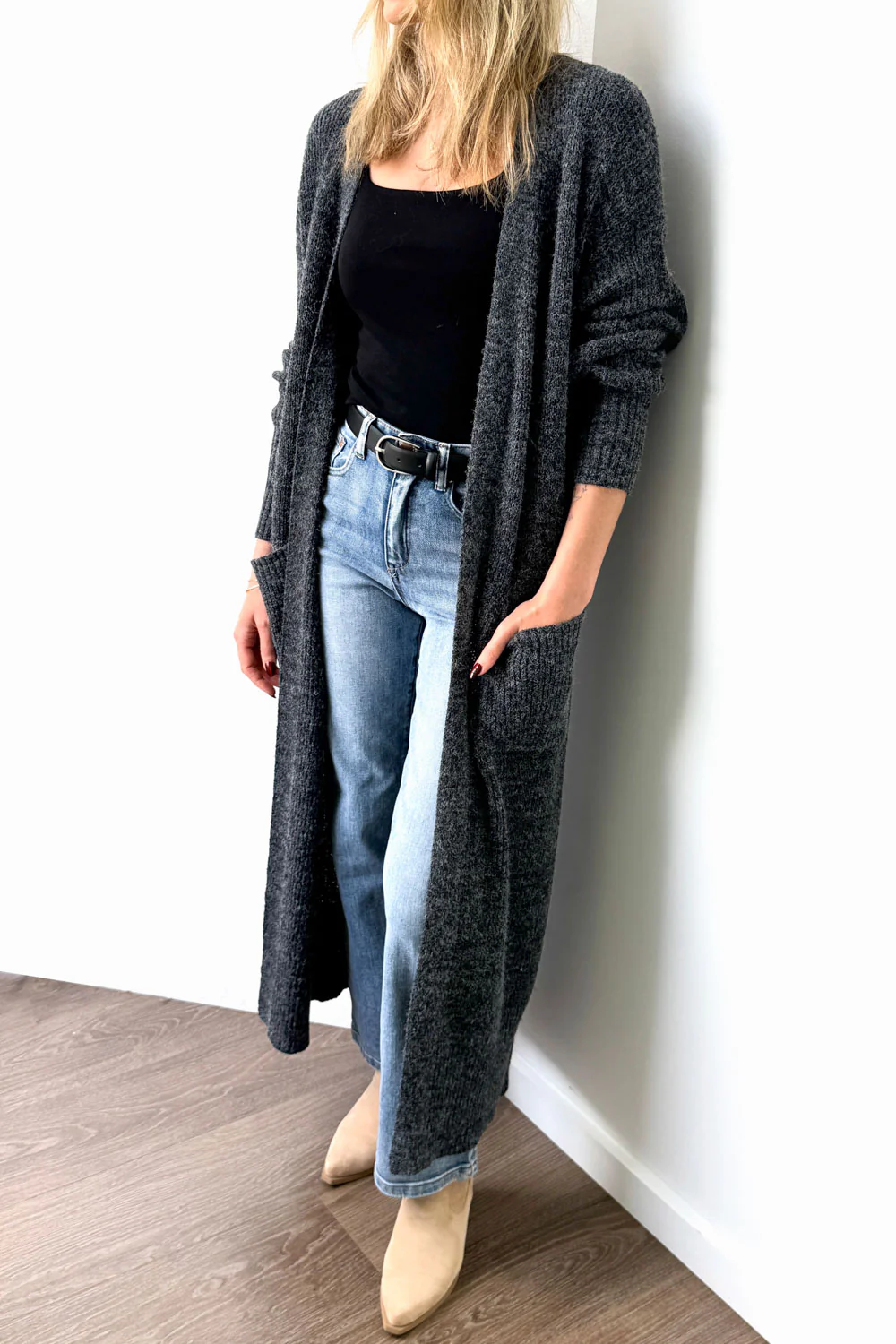 Crystal Cardi - Charcoal - Image 3