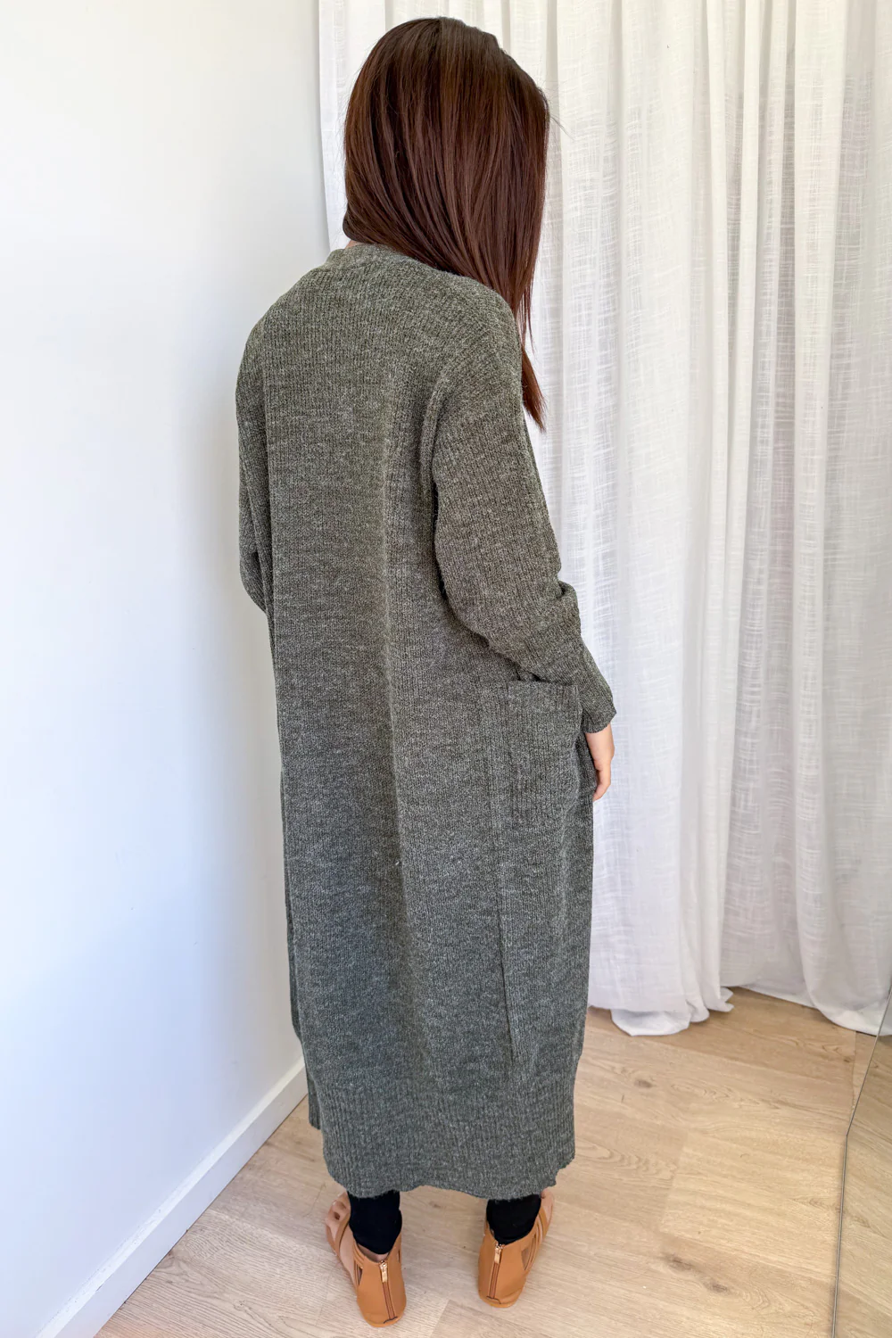 Crystal Cardi - Khaki - Image 4