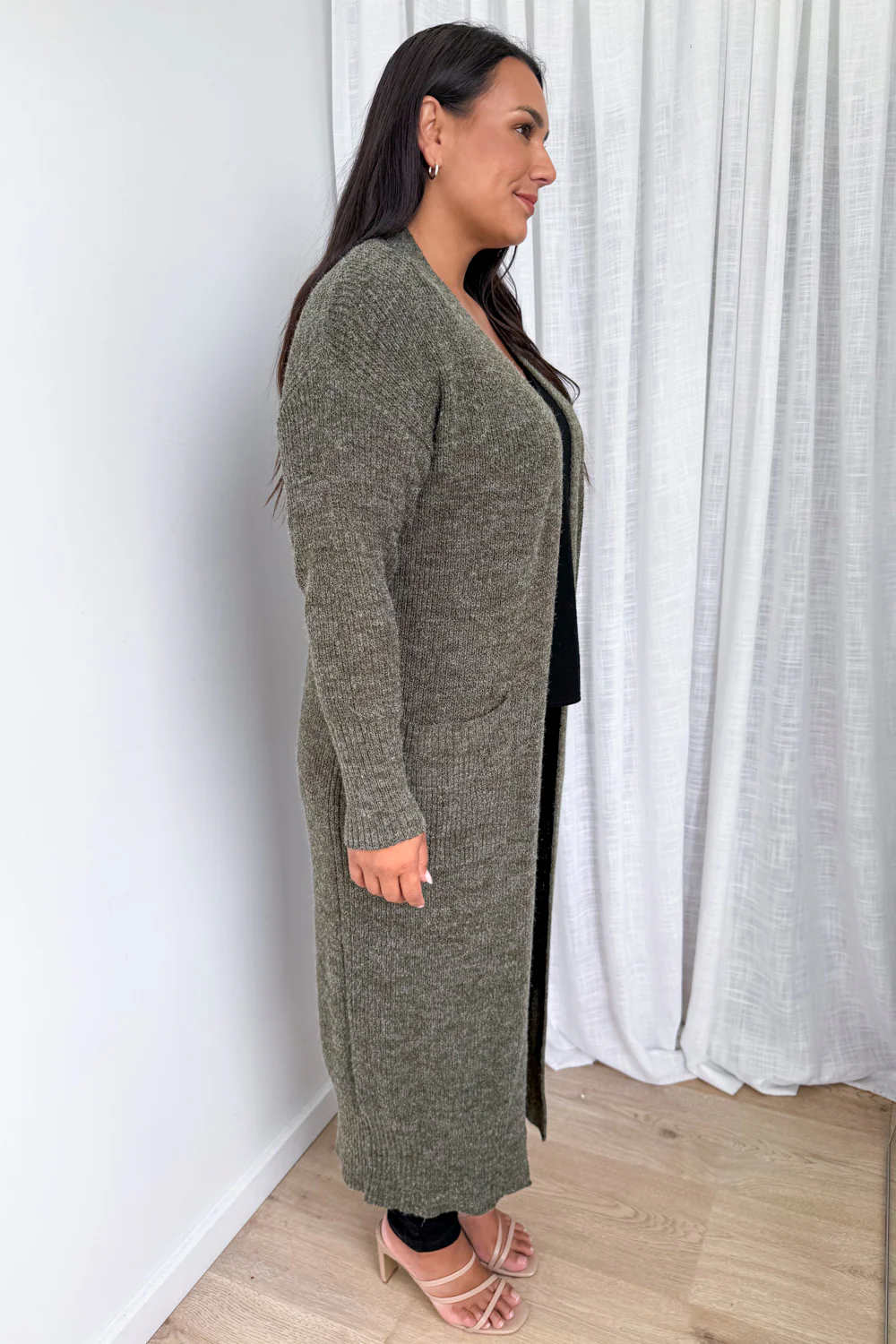 Crystal Cardi - Khaki - Image 7
