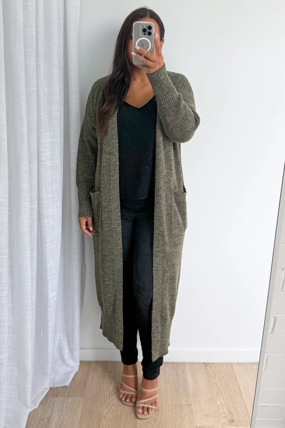 Crystal Cardi - Khaki - Image 9